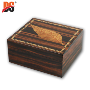 DS Custom 100% Handmade High Gloss New Fashion Pattern Storage Wood Cigar Box